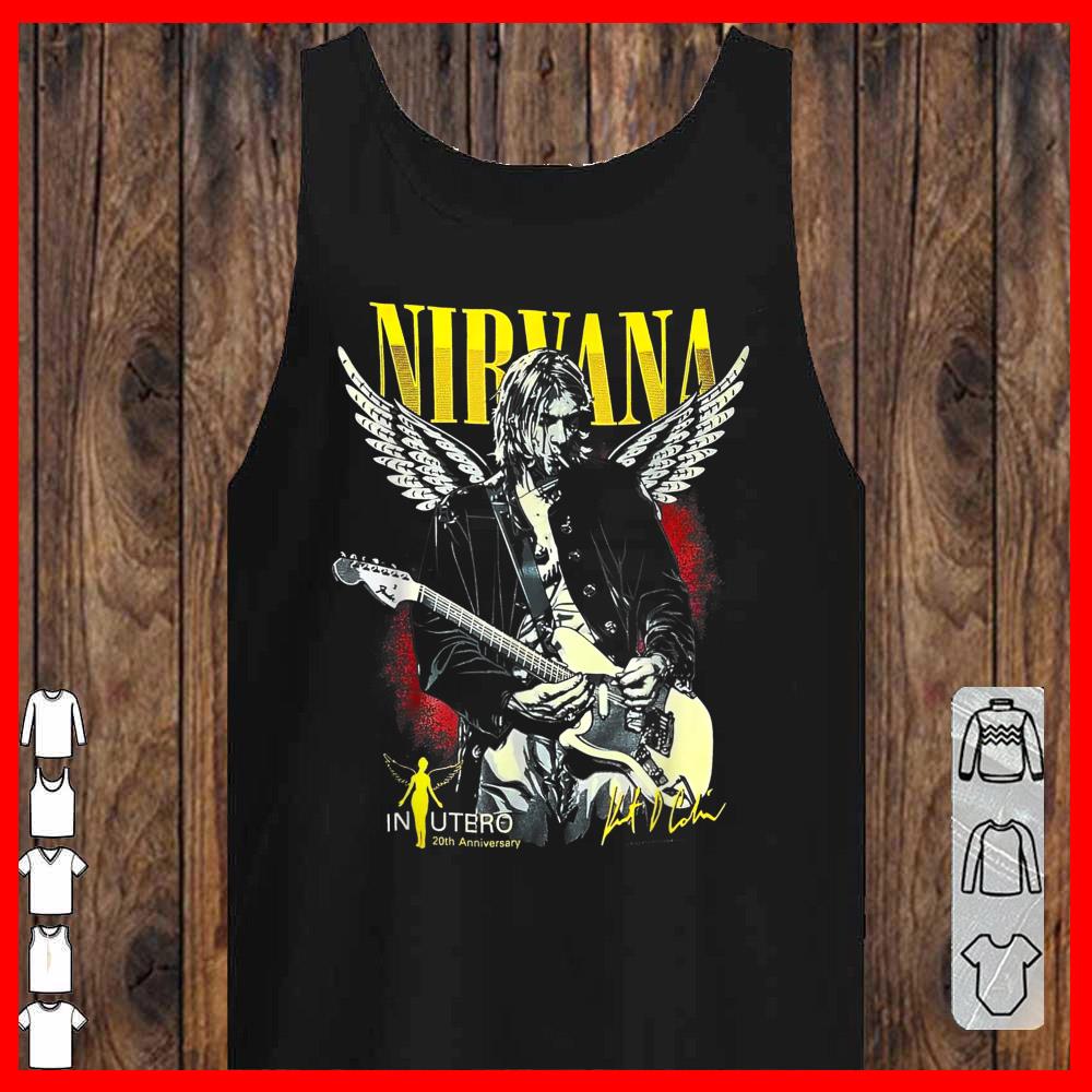 Nirvana In Utero 20th Anniversary signature tank-top