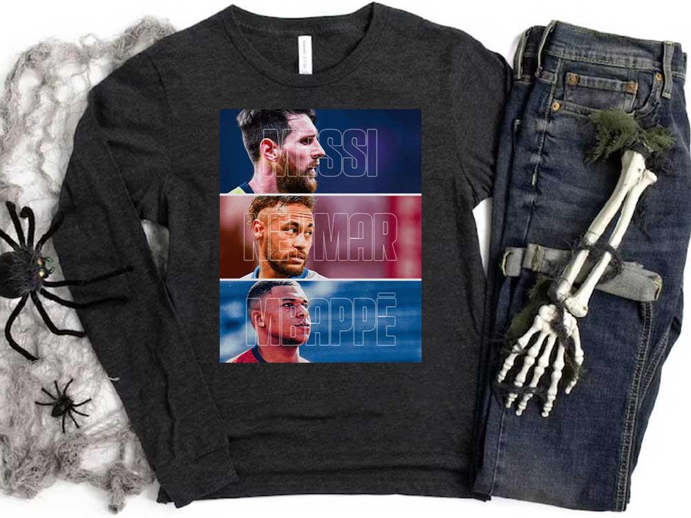 Paris Saint Germain Messi Neymar Mbappe Shirt Sweater De n