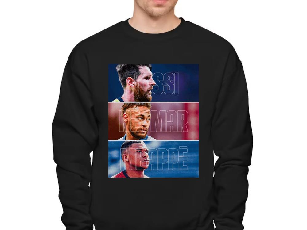 Paris Saint Germain Messi Neymar Mbappe Shirt Sweater De n