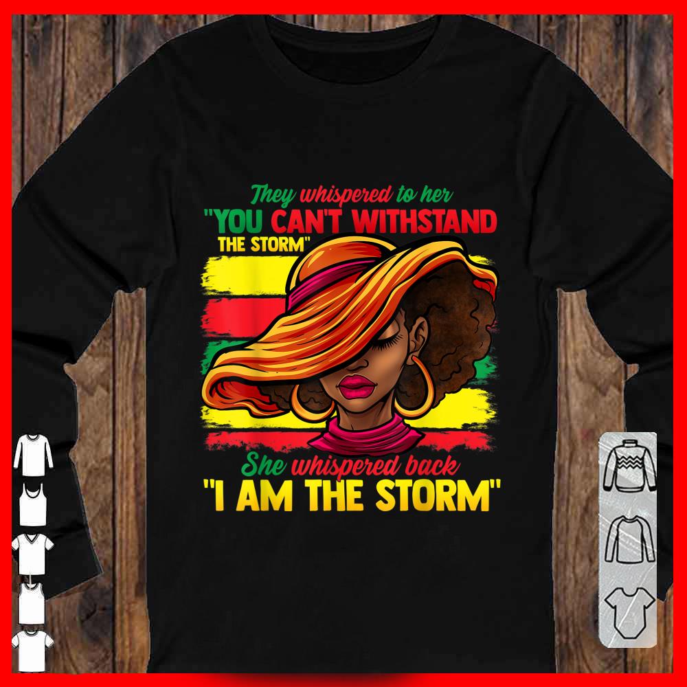 Proud Black African American Ladies Black History Month Longsleeve