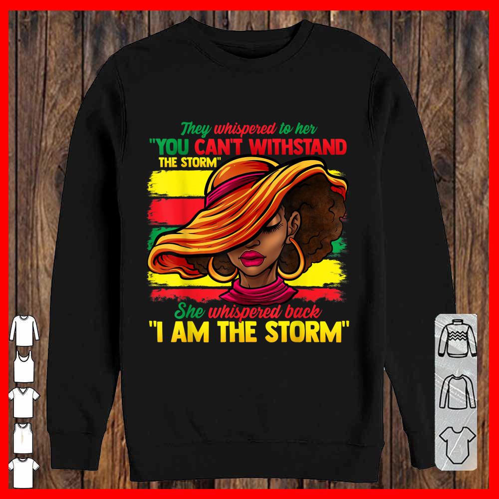 Proud Black African American Ladies Black History Month Longsleeve