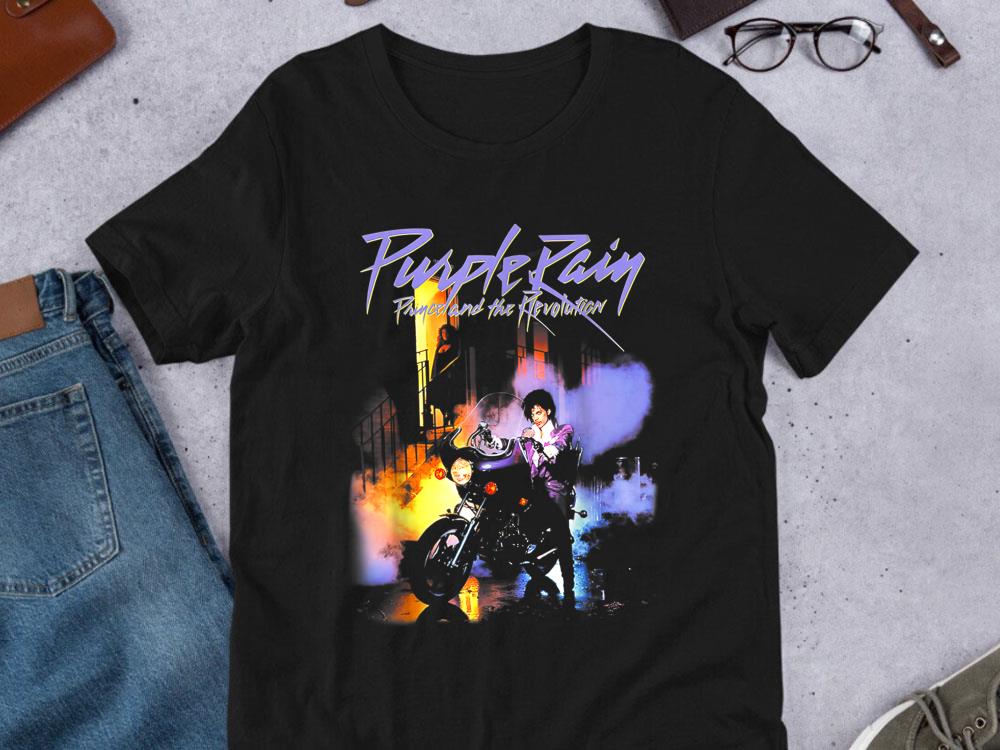 Purple Rain Prince And The Revolution Shirt slng-sleeve