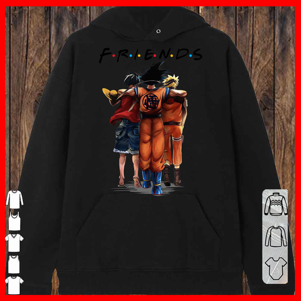 Son Goku Luffy And Naruto Eating Friends Anime 1