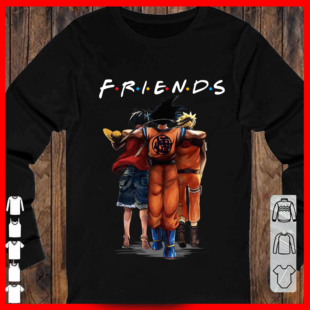 Son Goku Luffy And Naruto Eating Friends Anime