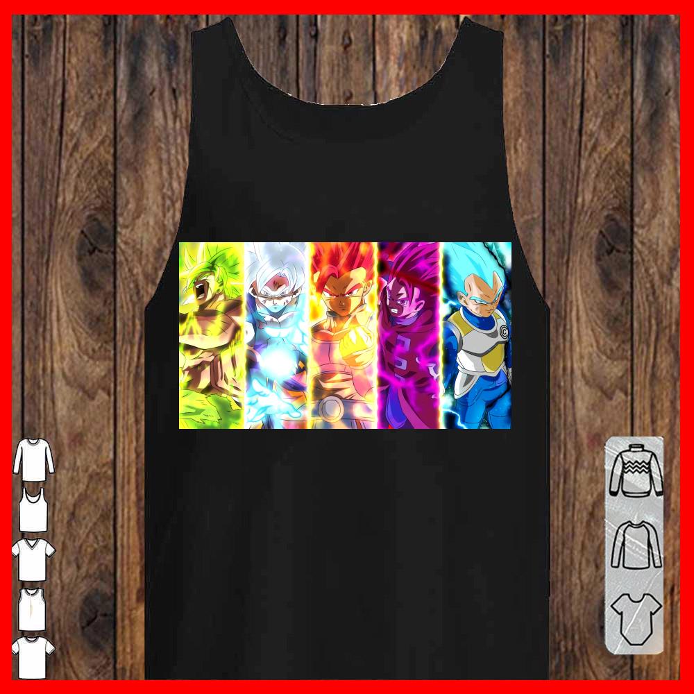 Super Saiyan Dragon Ball Songoku and Vegeta Full Level Shirt
