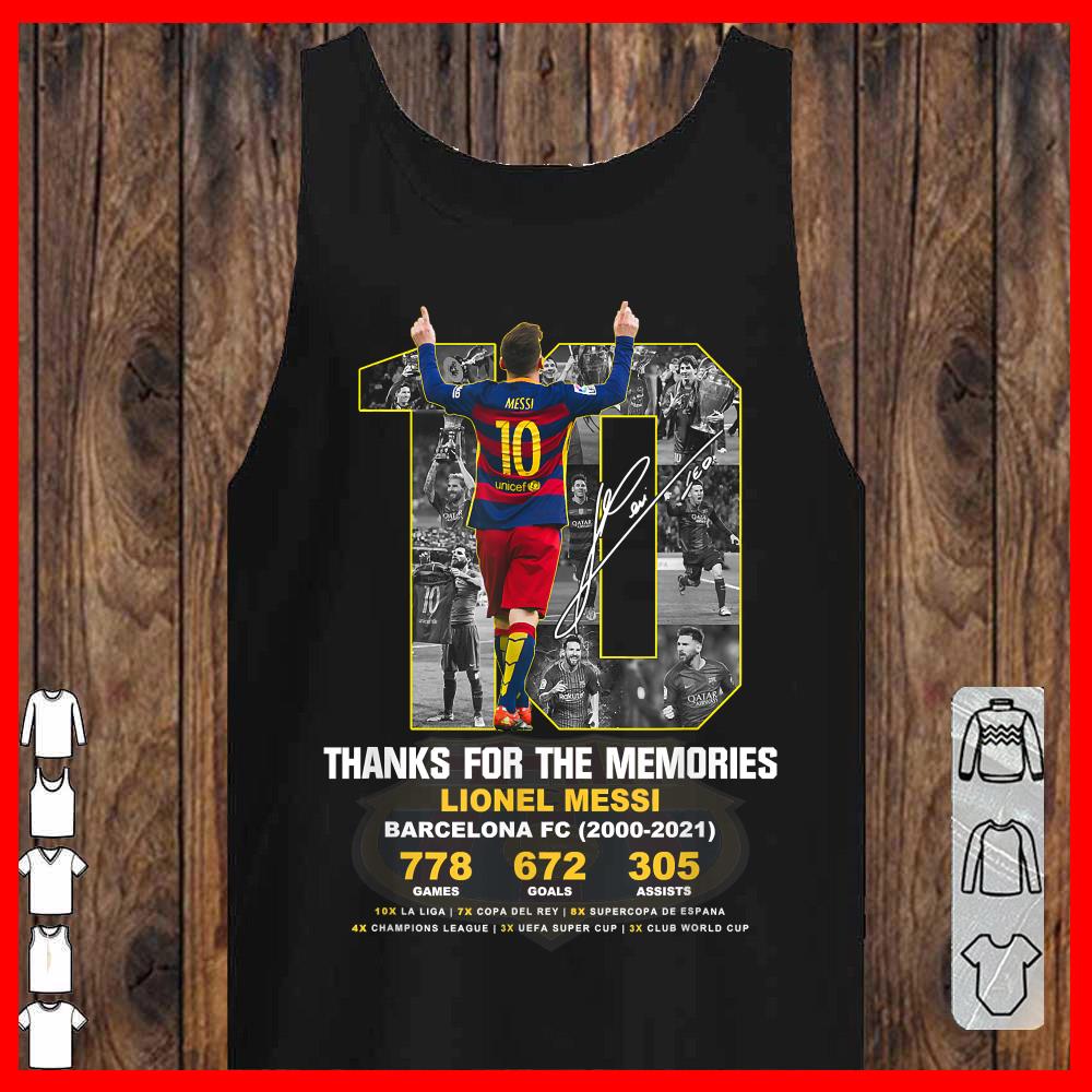 Thank you Messi 2000-2021 memories Shirt