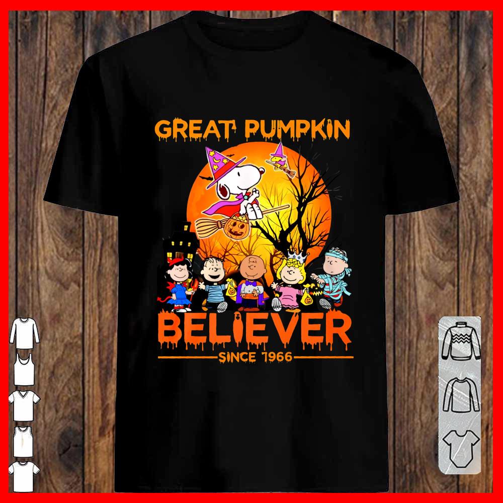 The Peanuts Snoopy Great Pumkin Believer Since 1966 T-shirt