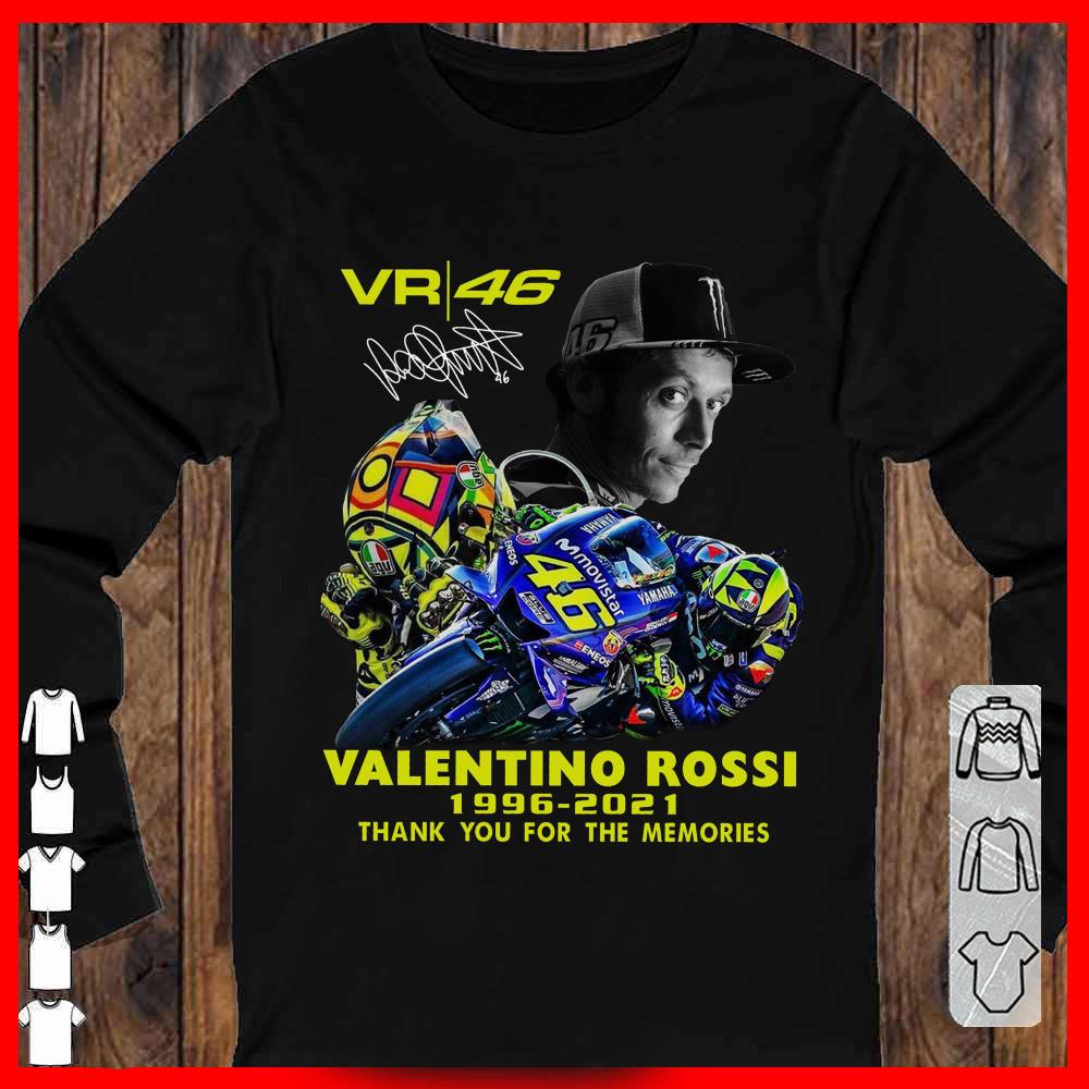 VR46 Valentino Rossi 1996 2021 Thank You For The memories Longsleeve