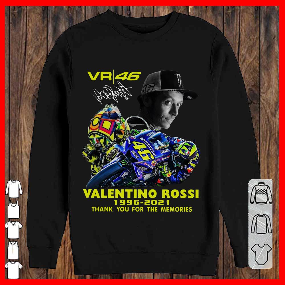 VR46 Valentino Rossi 1996 2021 Thank You For The memories Longsleeve