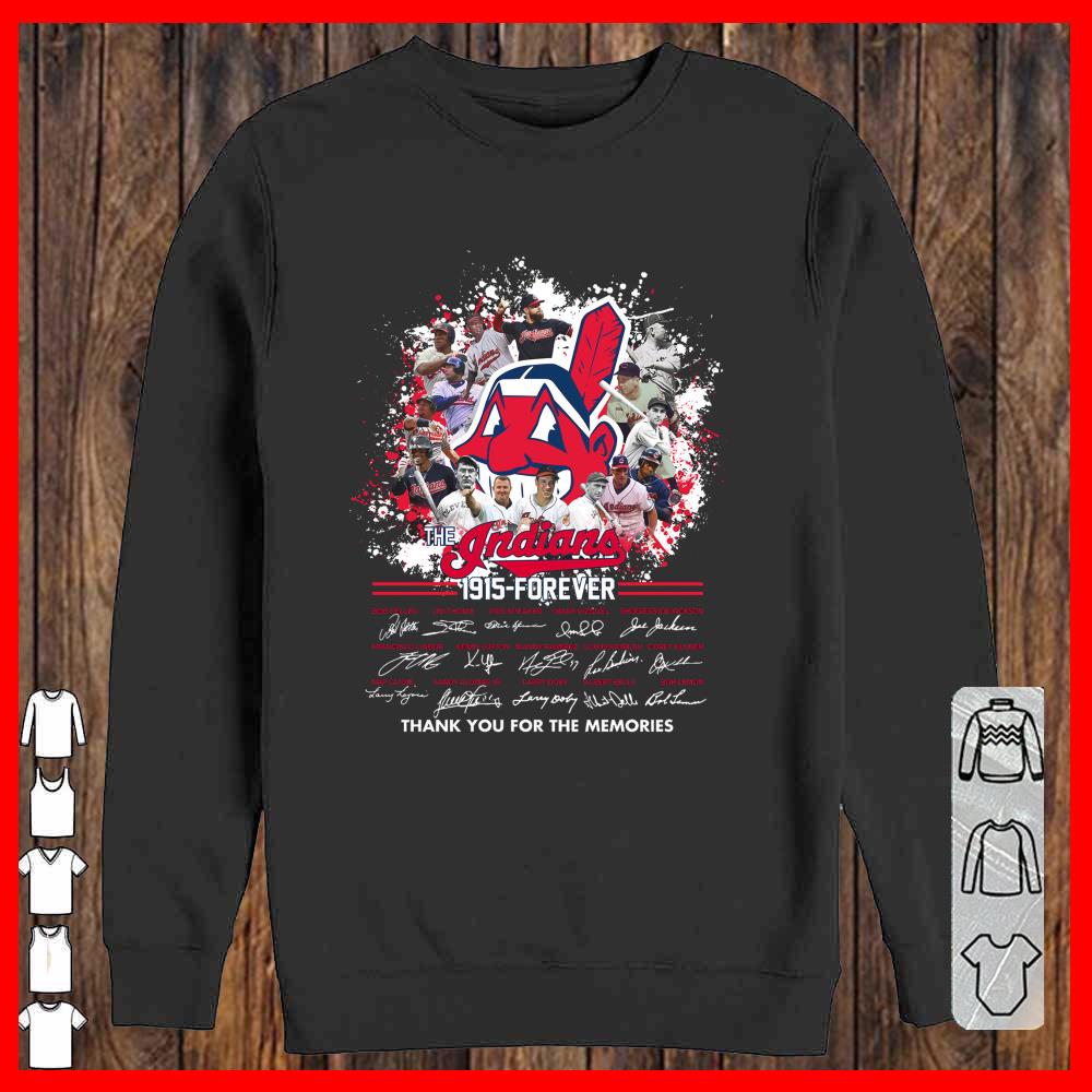 The Indians 1915 Forever Thank You For The Memories Shirt