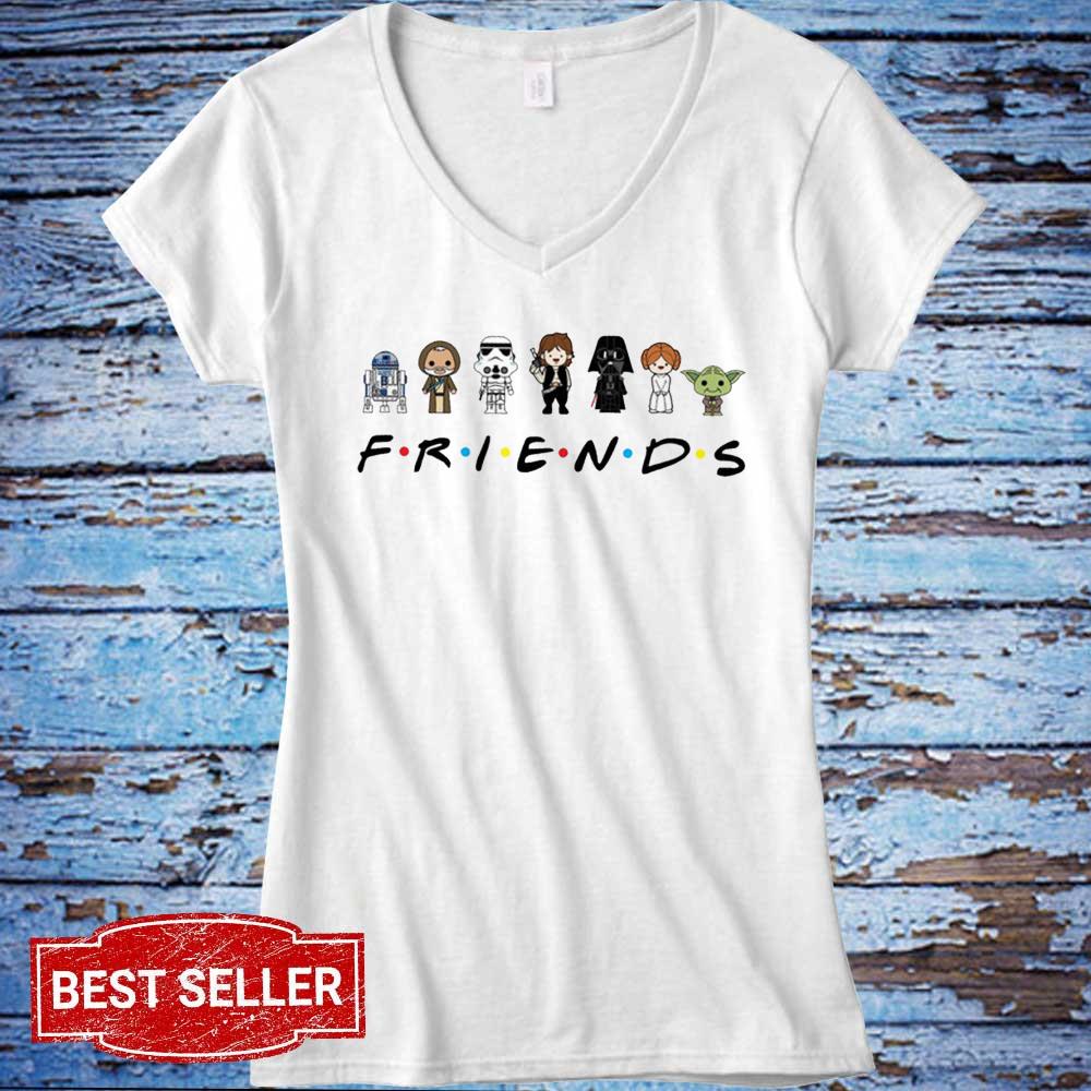 Star Wars Friends Shirt, Friends Disney shirt, Friedns baby yoda shirt, Darth Vader Shirt