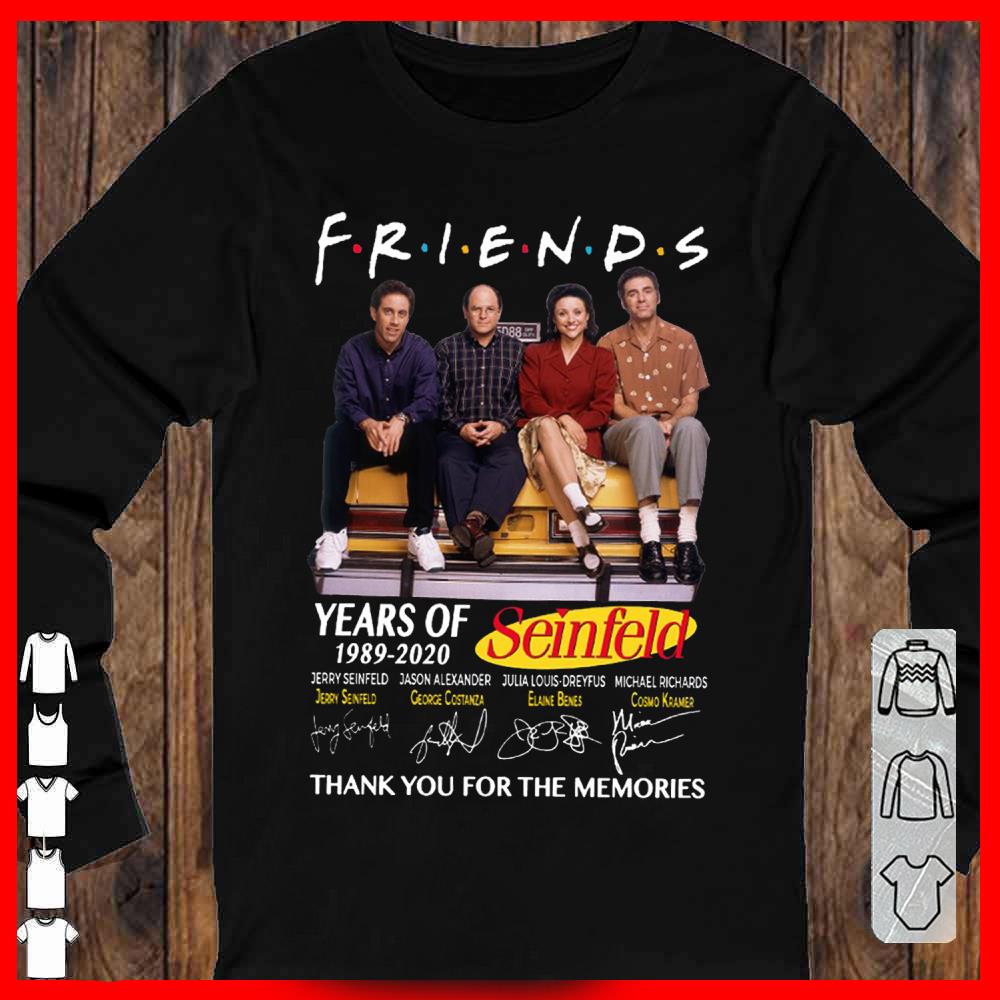 Friends Seinfeld Year Of 1989 2020 Thank You For The Memories Shirt