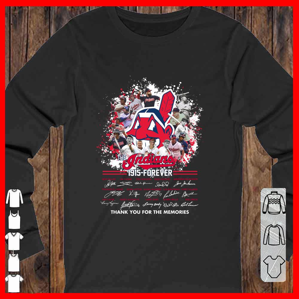 The Indians 1915 Forever Thank You For The Memories Shirt