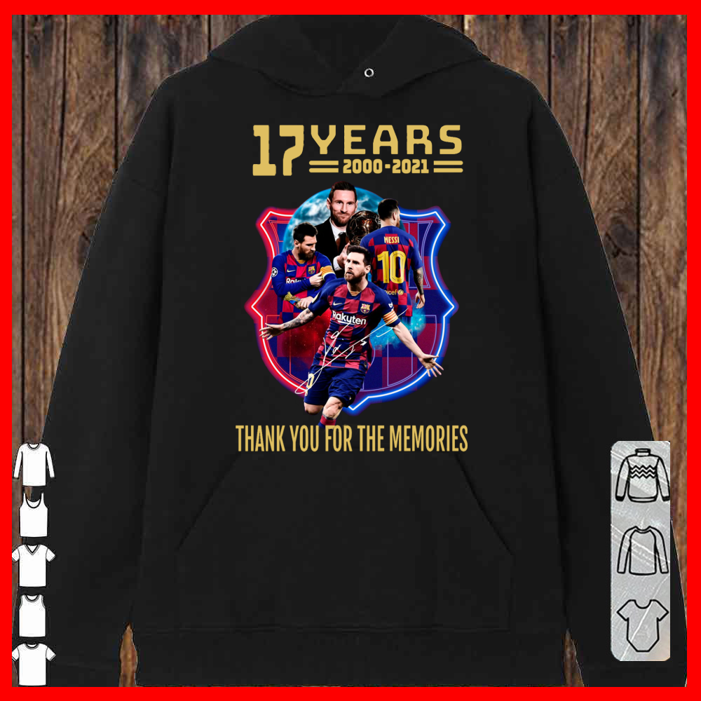 Lionel Messi 17 years of Barca shirt 2
