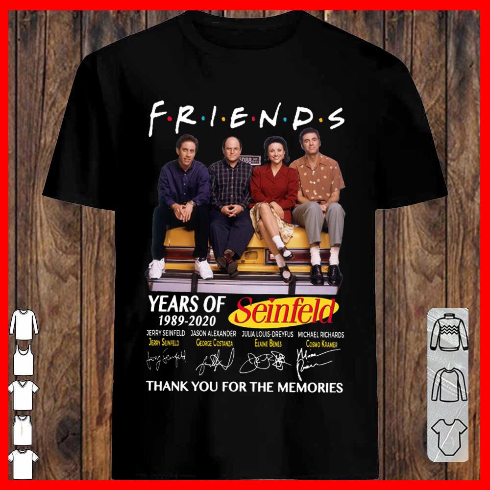 Friends Seinfeld Year Of 1989 2020 Thank You For The Memories Shirt