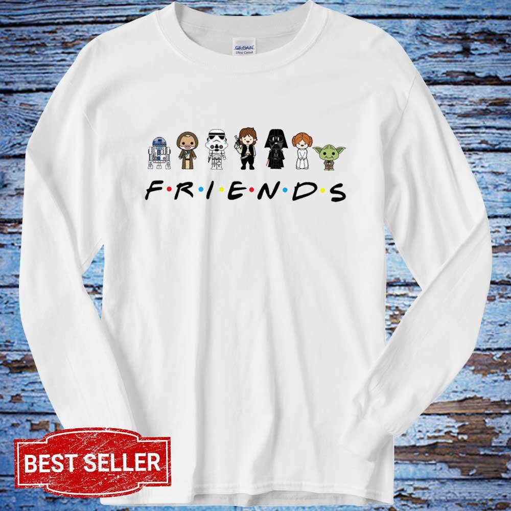 Star Wars Friends Shirt, Friends Disney shirt, Friedns baby yoda shirt, Darth Vader Shirt