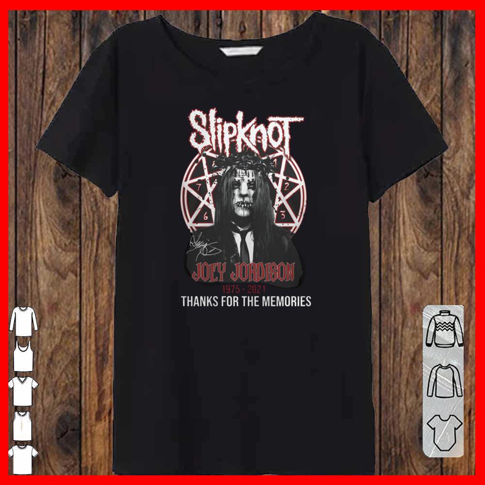 Slipknot Joey Jordison signature 1975 2021 thank you for the memories Shirt