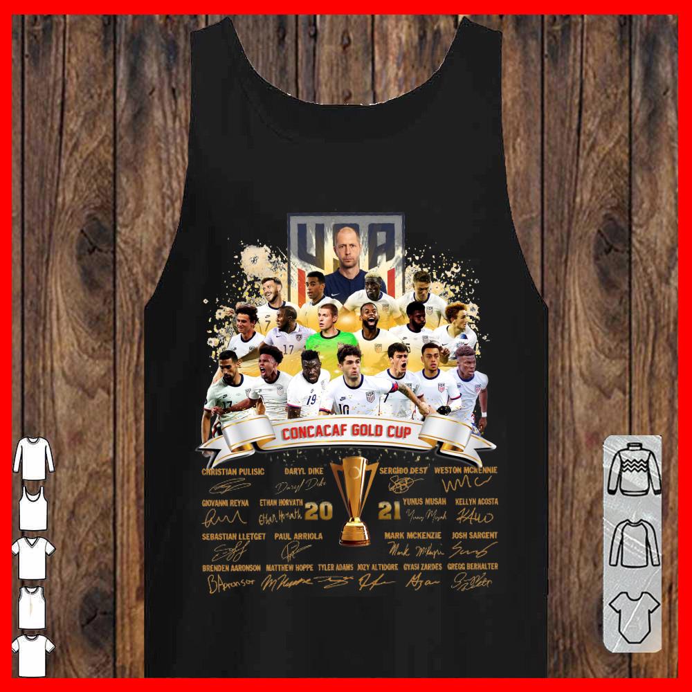 USA Concacaf Gold Cup Team Signature shirt, Concacaf Gold Cup 2021 Shirt