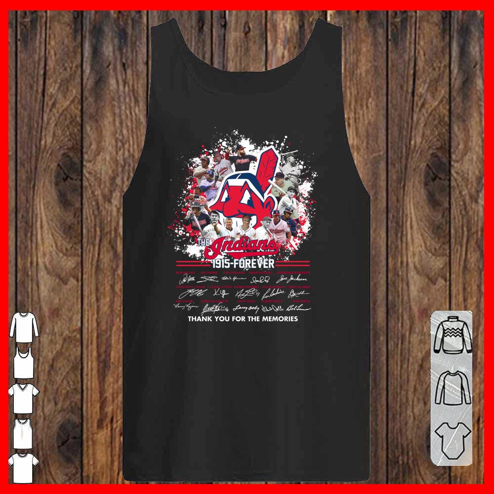 The Indians 1915 Forever Thank You For The Memories Shirt