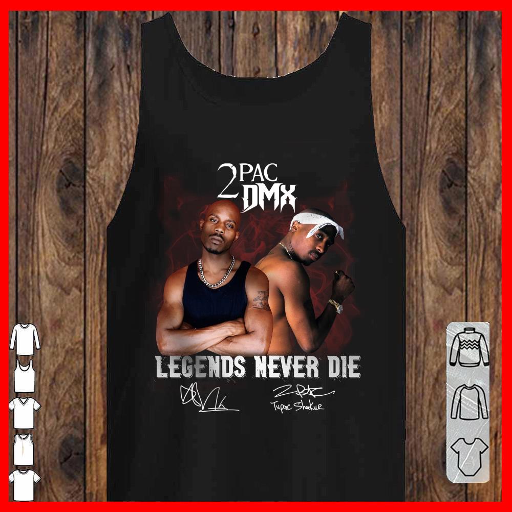 2PAC DMX Lengends Never die Shirt, Tupac Shkue signature shirt, DMX legends shirt
