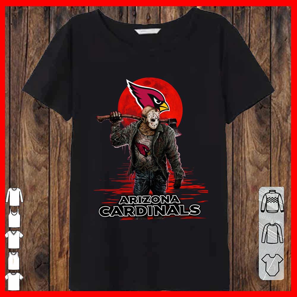 Arizona Cardinals Mashup Jason Voorhees Horror Movies Shirt, Jason Voorhees Arizona Cardinals Shirt
