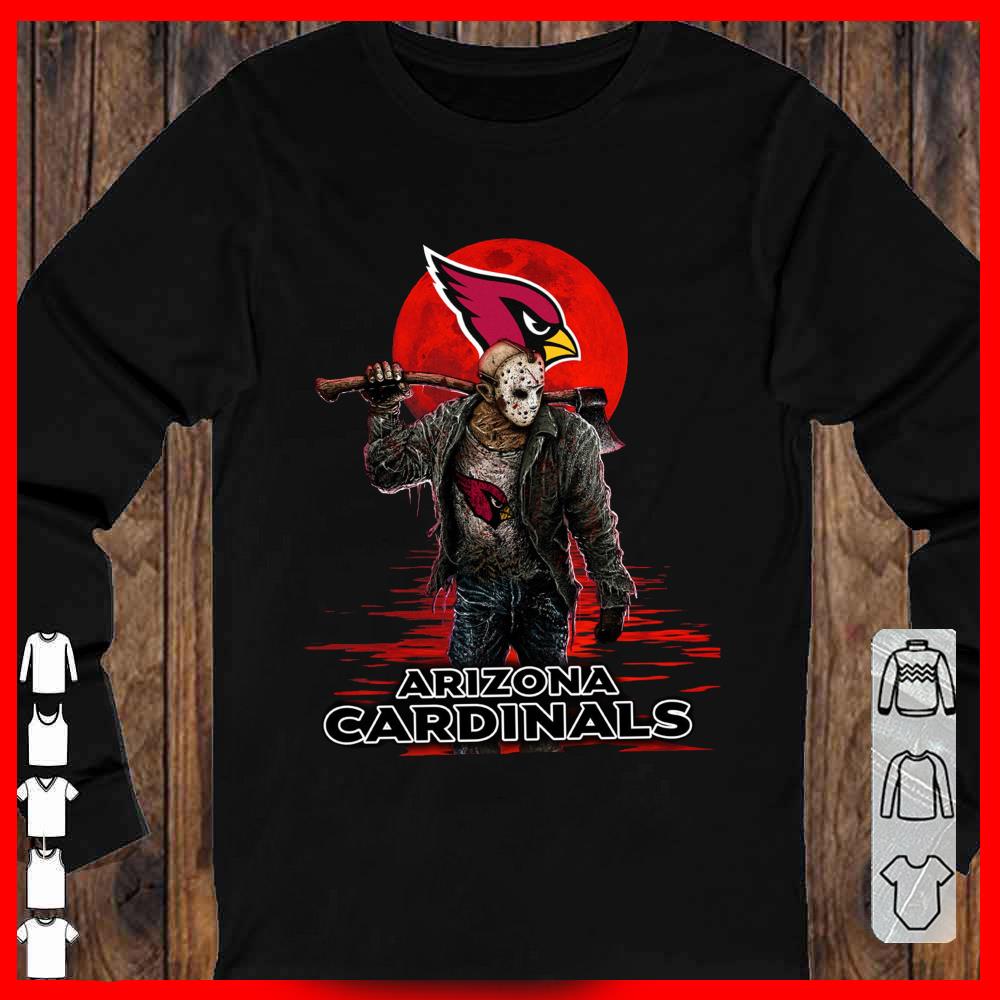Arizona Cardinals Mashup Jason Voorhees Horror Movies Shirt, Jason Voorhees Arizona Cardinals Shirt