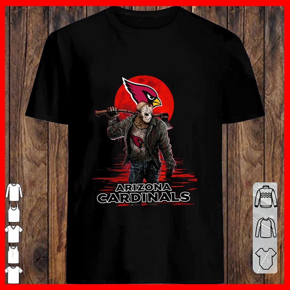 Arizona Cardinals Mashup Jason Voorhees Horror Movies Shirt, Jason Voorhees Arizona Cardinals Shirt
