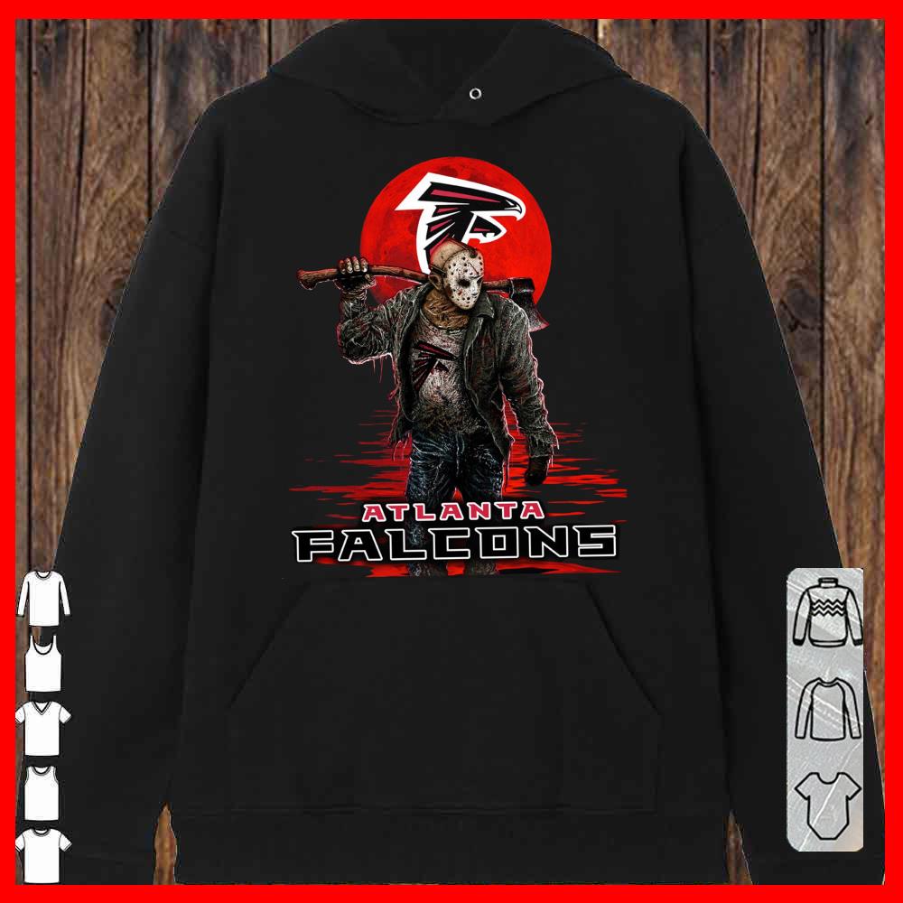 Atlanta Falcons Mashup Jason Voorhees Horror Movies Shirt, Jason Voorhees Atlanta Falcons Hoodies