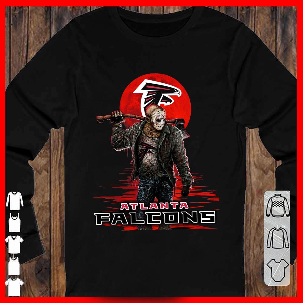 Atlanta Falcons Mashup Jason Voorhees Horror Movies Shirt, Jason Voorhees Atlanta Falcons Hoodies