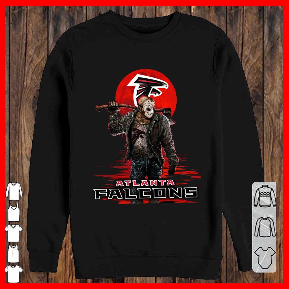 Atlanta Falcons Mashup Jason Voorhees Horror Movies Shirt, Jason Voorhees Atlanta Falcons Hoodies