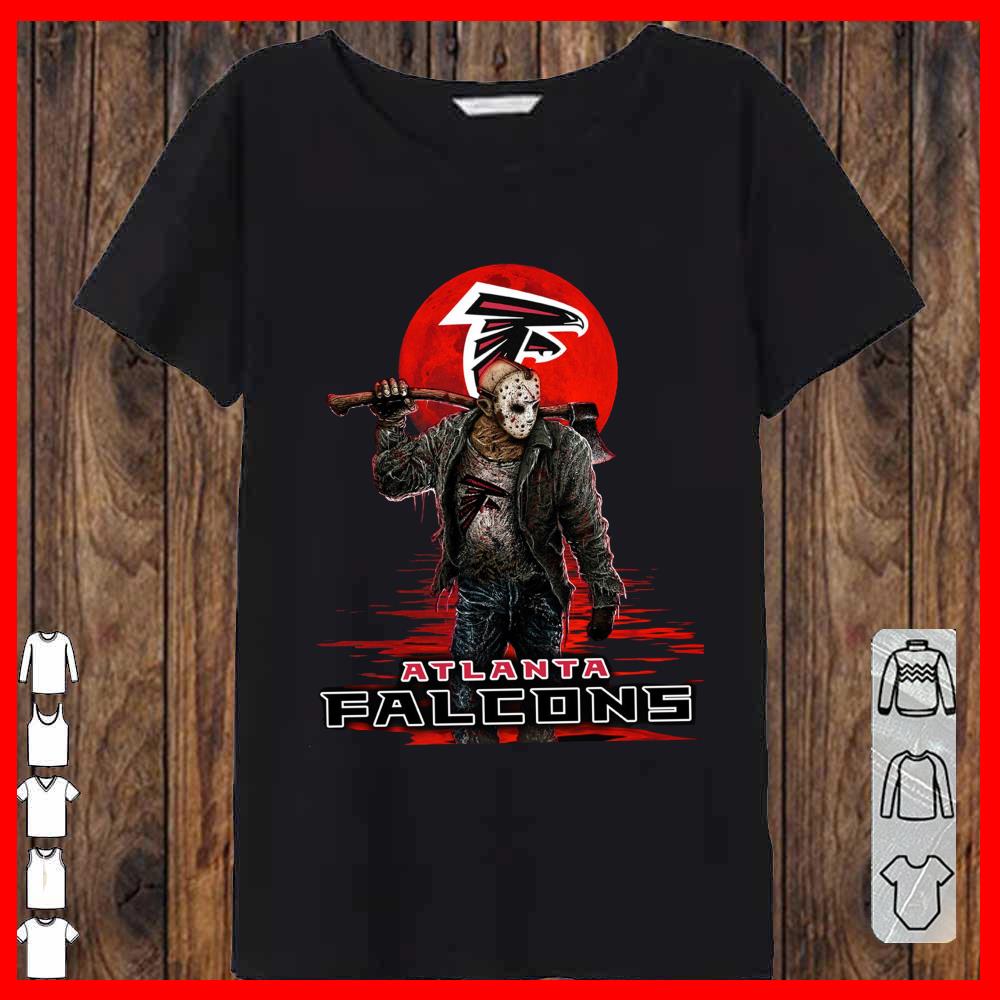 Atlanta Falcons Mashup Jason Voorhees Horror Movies Shirt, Jason Voorhees Atlanta Falcons Hoodies