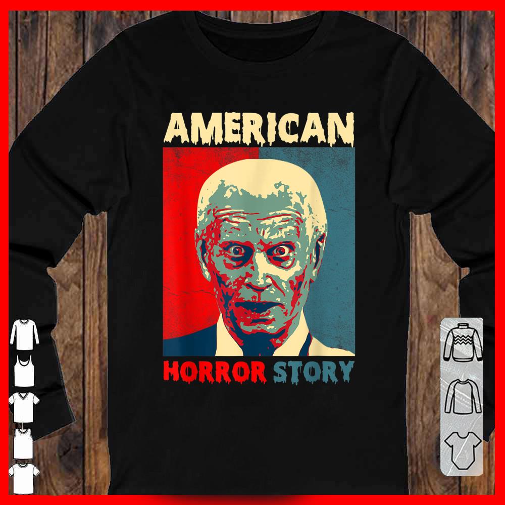 Biden Horror American Zombie Story Halloween Retro Vintage Shirt