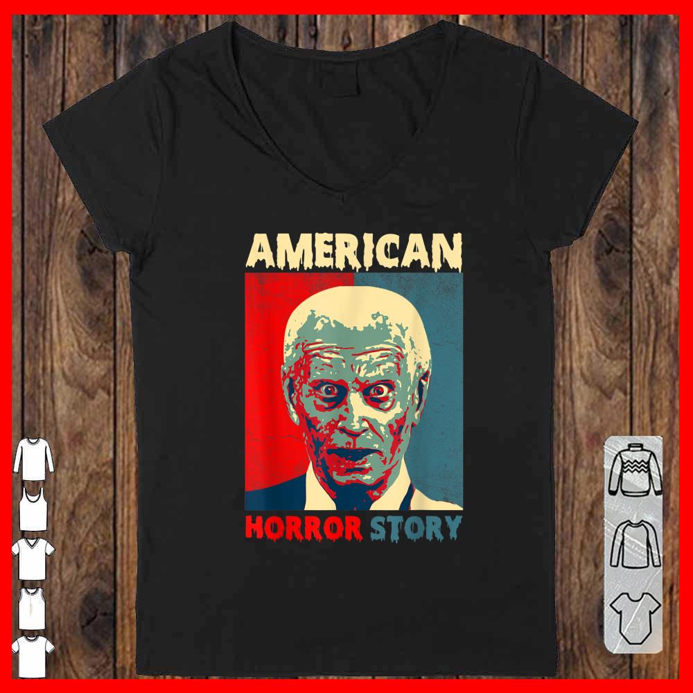 Biden Horror American Zombie Story Halloween Retro Vintage Shirt