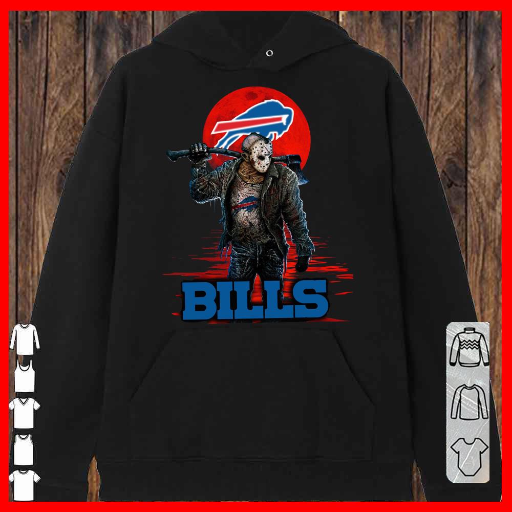 Bills Mashup Jason Voorhees Horror Movies Shirt, Jason Voorhees Bills Shirt