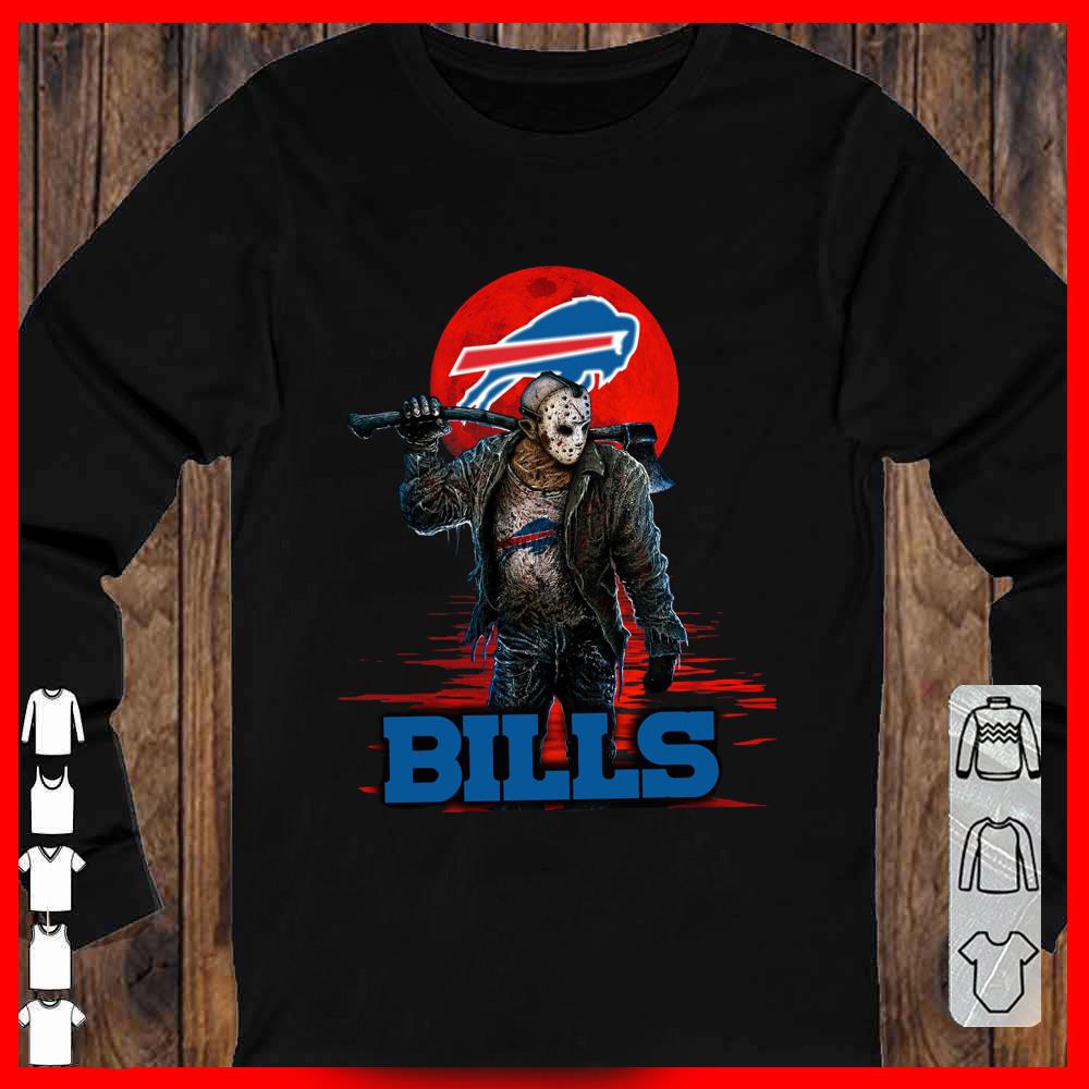 Bills Mashup Jason Voorhees Horror Movies Shirt, Jason Voorhees Bills Shirt