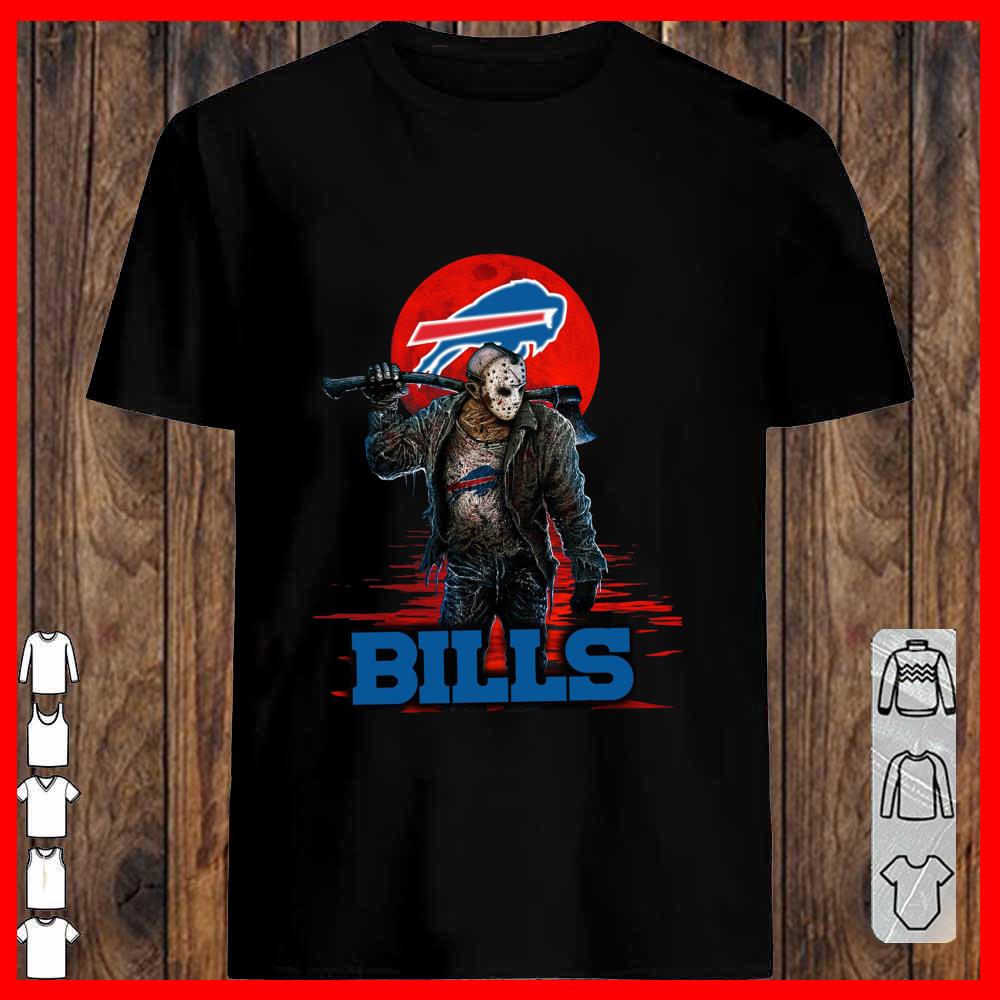Bills Mashup Jason Voorhees Horror Movies Shirt, Jason Voorhees Bills Shirt