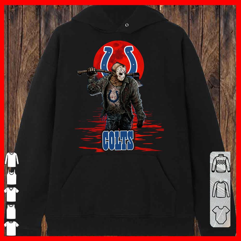 COLTS Mashup Jason Voorhees Horror Movies Shirt, Jason Voorhees COLTS Shirt