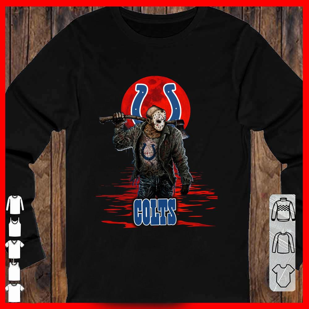 COLTS Mashup Jason Voorhees Horror Movies Shirt, Jason Voorhees COLTS Shirt