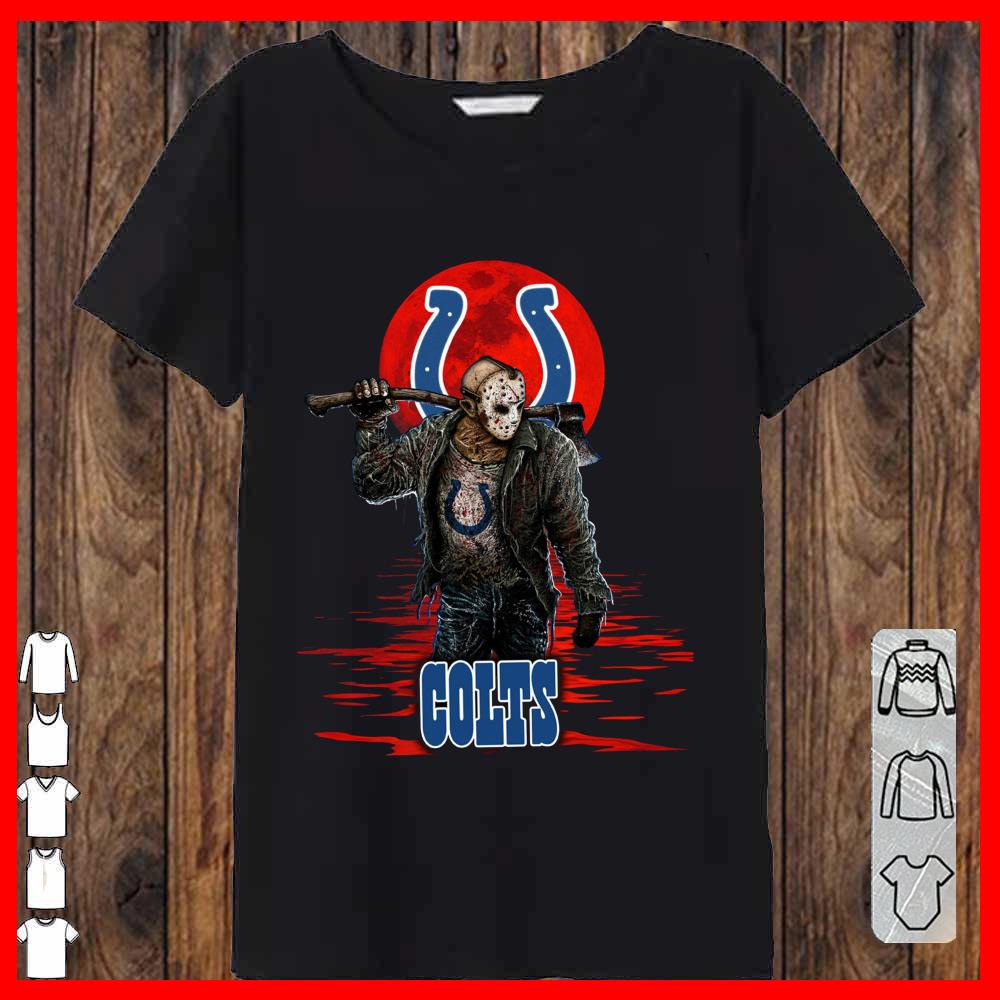 COLTS Mashup Jason Voorhees Horror Movies Shirt, Jason Voorhees COLTS Shirt