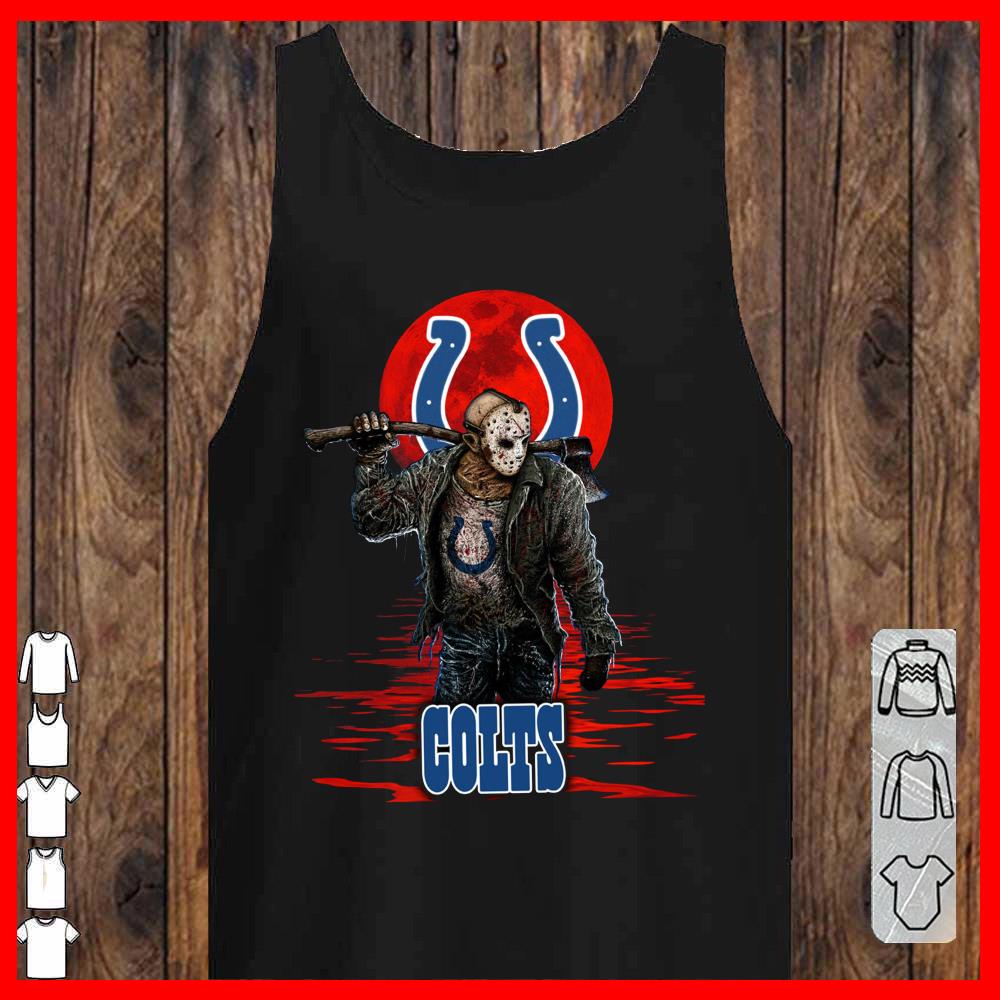 COLTS Mashup Jason Voorhees Horror Movies Shirt, Jason Voorhees COLTS Shirt