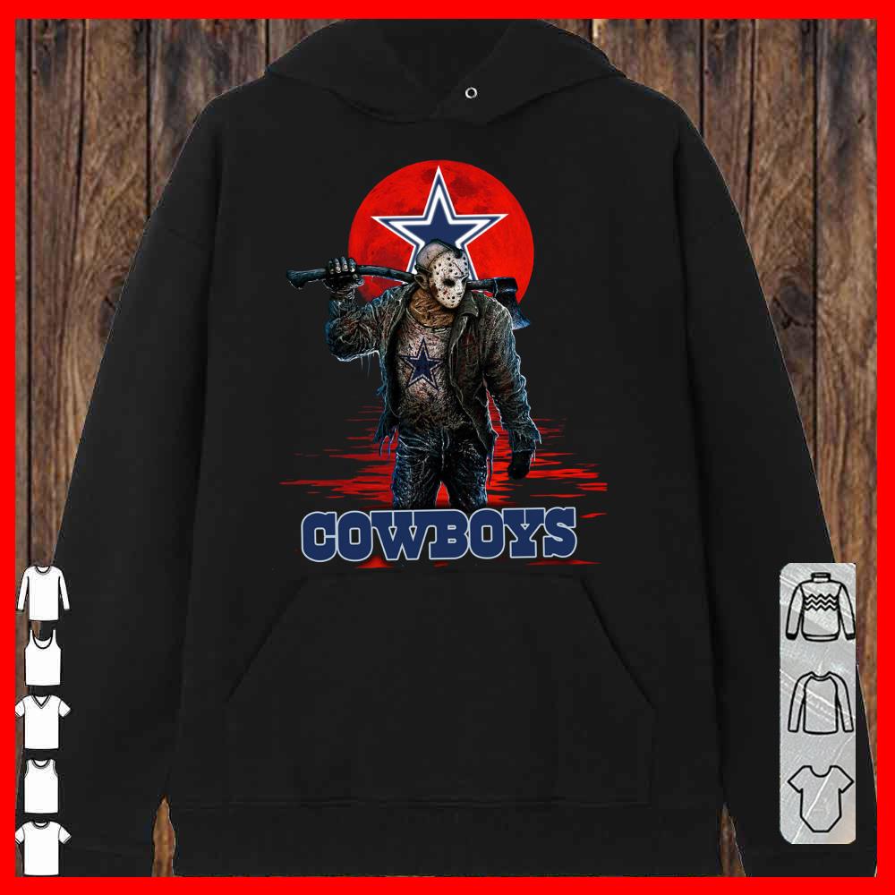 Dallas Cowboys Mashup Jason Voorhees Horror Movies Shirt, Jason Voorhees Dallas Cowboys Hoodies