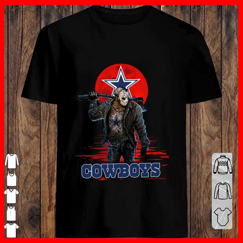 Dallas Cowboys Mashup Jason Voorhees Horror Movies Shirt, Jason Voorhees Dallas Cowboys T-shirt