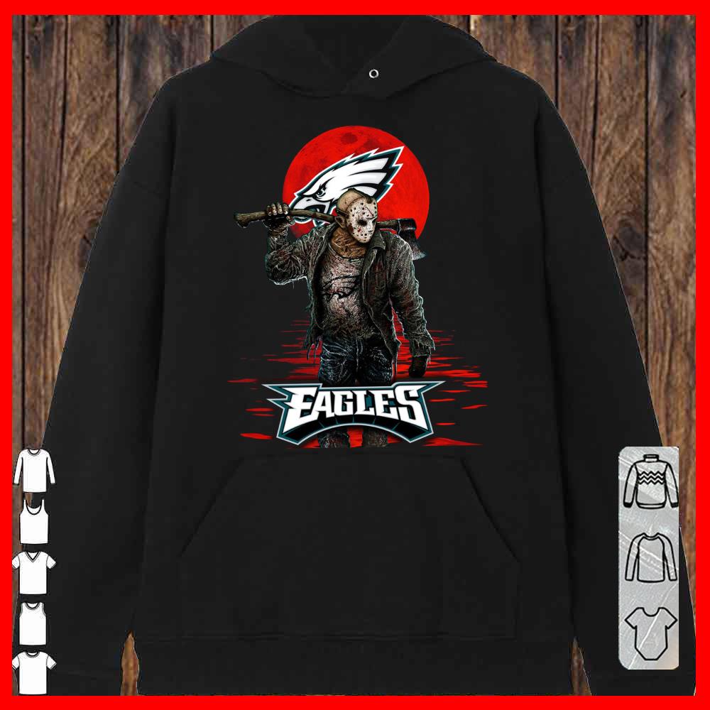 Eagles Mashup Jason Voorhees Horror Movies Shirt, Jason Voorhees Eagles Shirt
