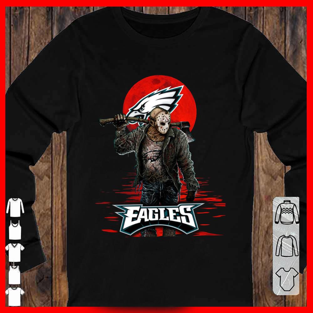 Eagles Mashup Jason Voorhees Horror Movies Shirt, Jason Voorhees Eagles Shirt
