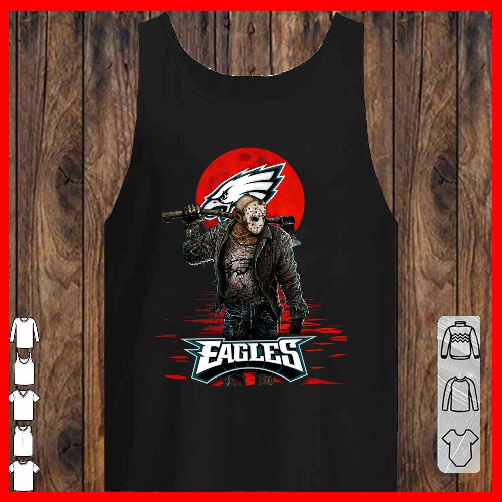 Eagles Mashup Jason Voorhees Horror Movies Shirt, Jason Voorhees Eagles Shirt