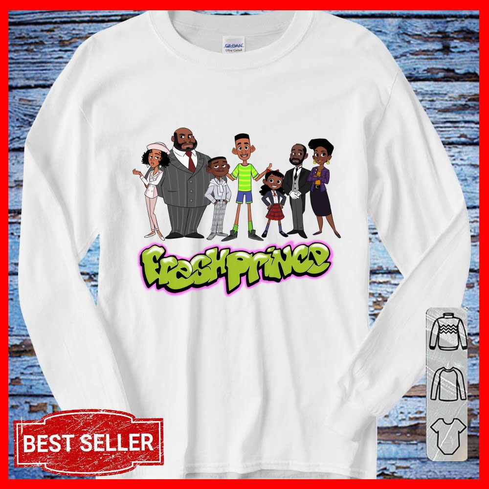 Fresh Prince characters cartoon Long Sleeve