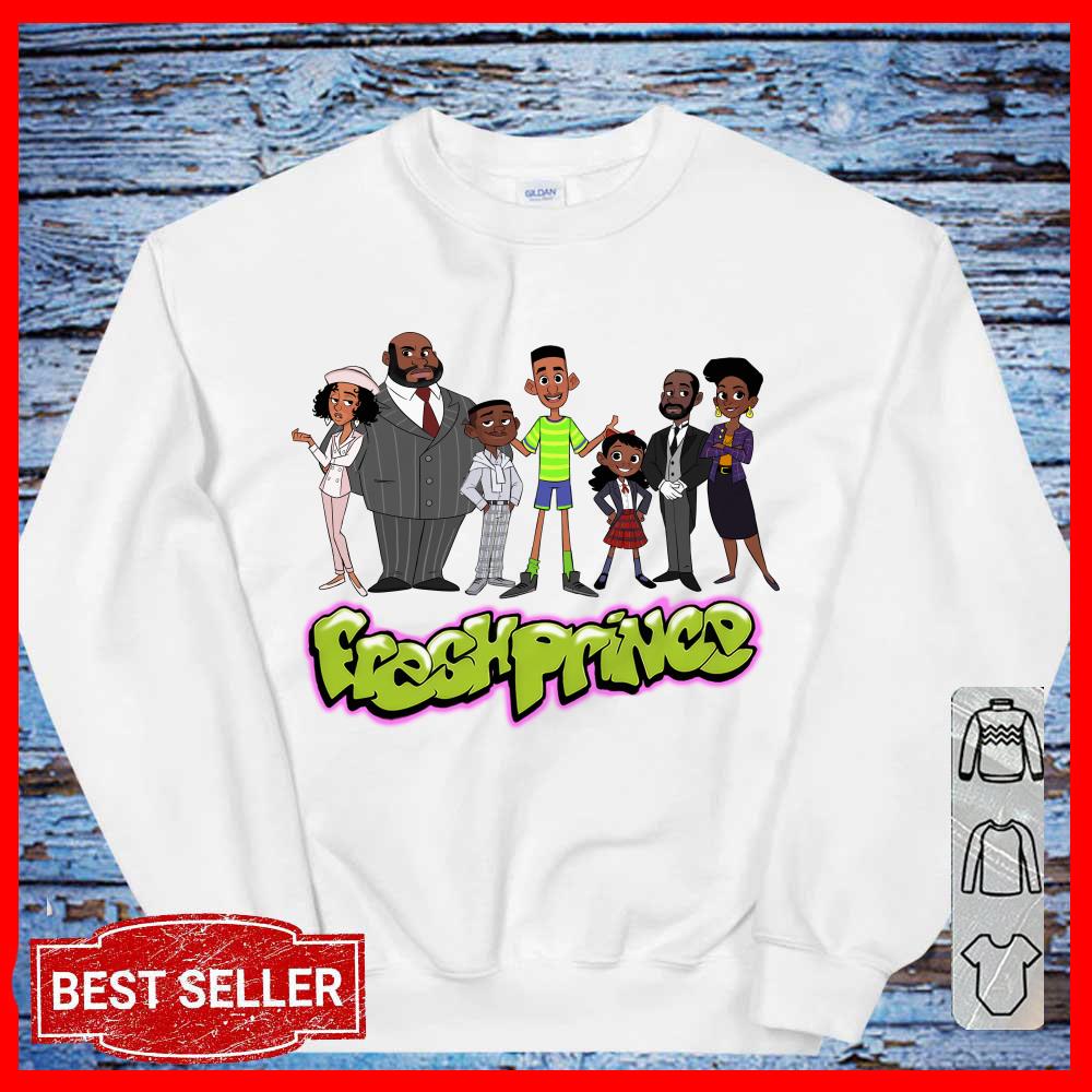 Fresh Prince characters cartoon Sweatshirt