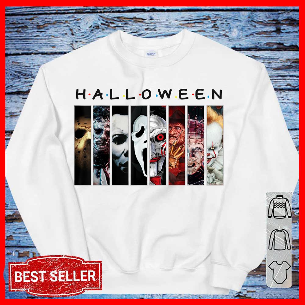 Friend Halloween Horror Scary Movies Characters Sweatshirt