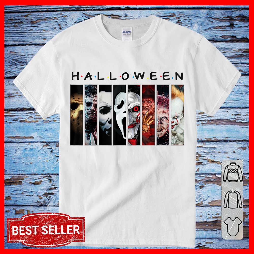 Friend Halloween Horror Scary Movies Characters T-shirt