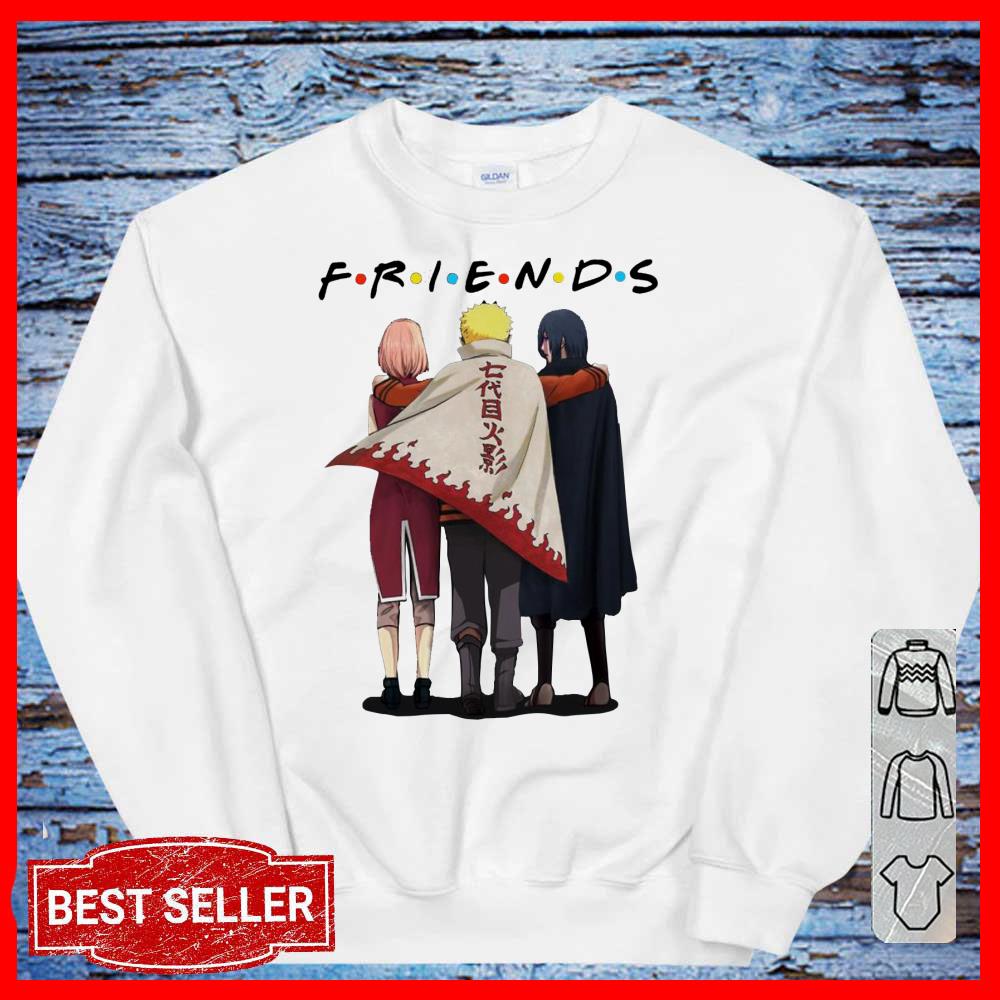 Friends Naruto Uchiha Sasuke Haruno Sakura shirt